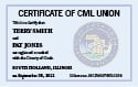 Certificate of Civil Union